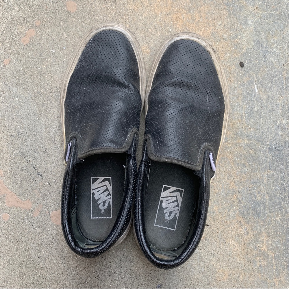USED VANS SLIP ONS